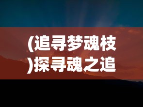 (追寻梦魂枝)探寻魂之追梦多少g：科技如何揭示梦境的无重力世界