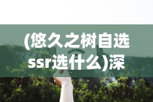 (悠久之树自选ssr选什么)深度解析：悠久之树新手玩家十连抽卡首选SSR角色评测及建议